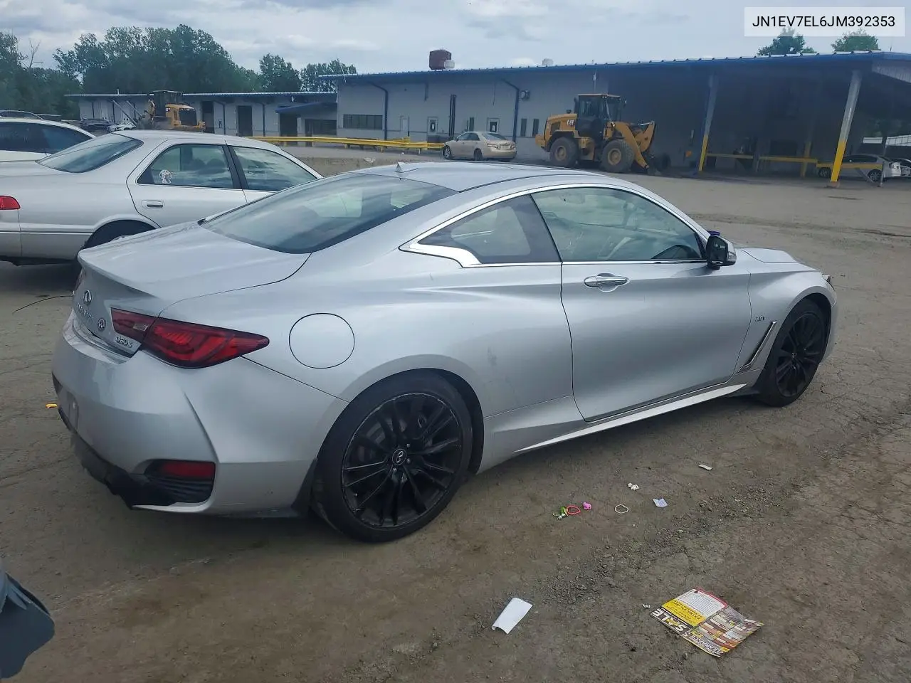 2018 Infiniti Q60 3.0T Sport VIN: JN1EV7EL6JM392353 Lot: 60650296