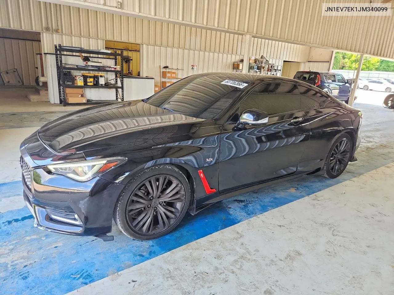 2018 Infiniti Q60 3.0T Luxe VIN: JN1EV7EK1JM340099 Lot: 60706366