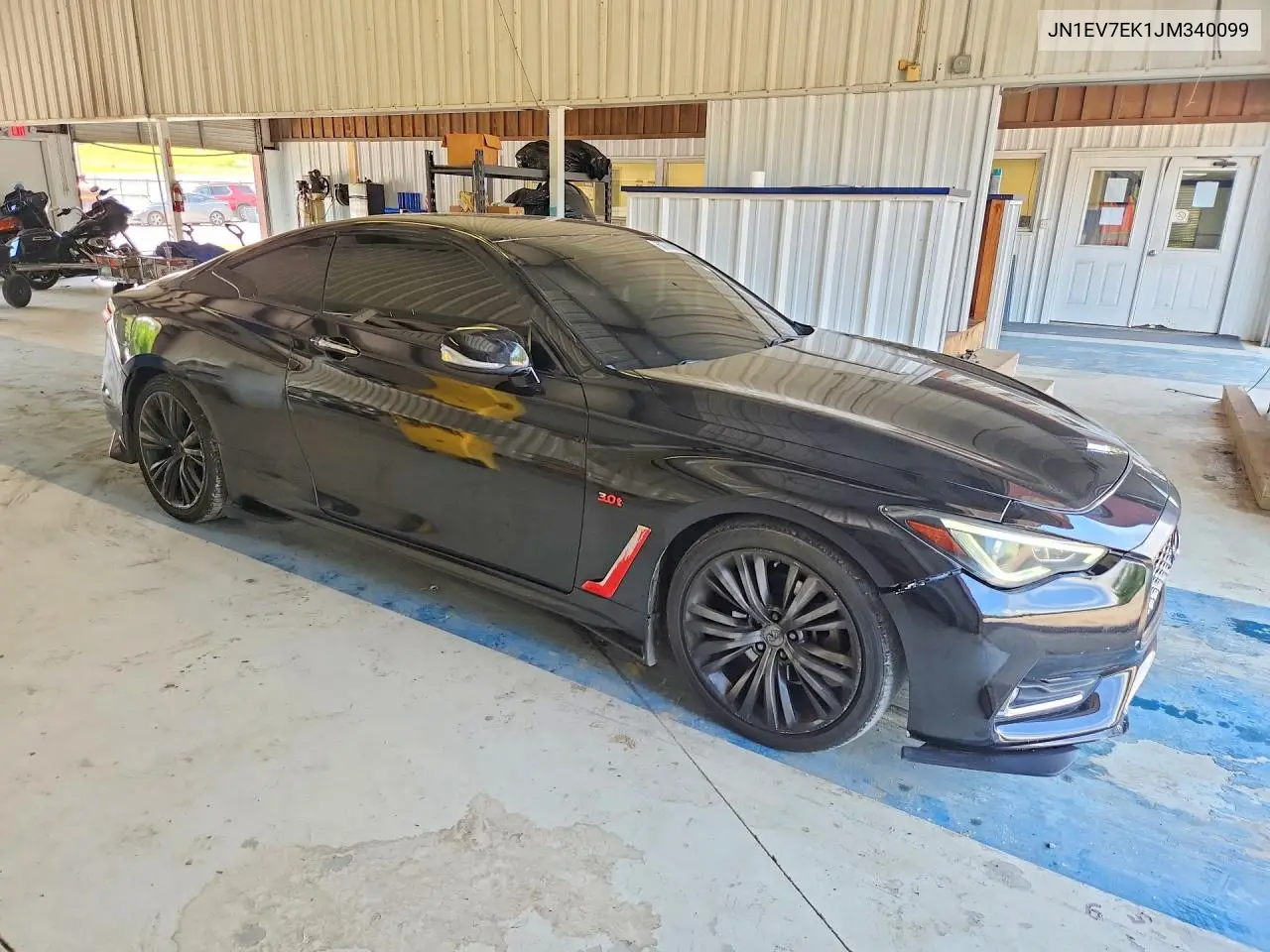 2018 Infiniti Q60 3.0T Luxe VIN: JN1EV7EK1JM340099 Lot: 60706366