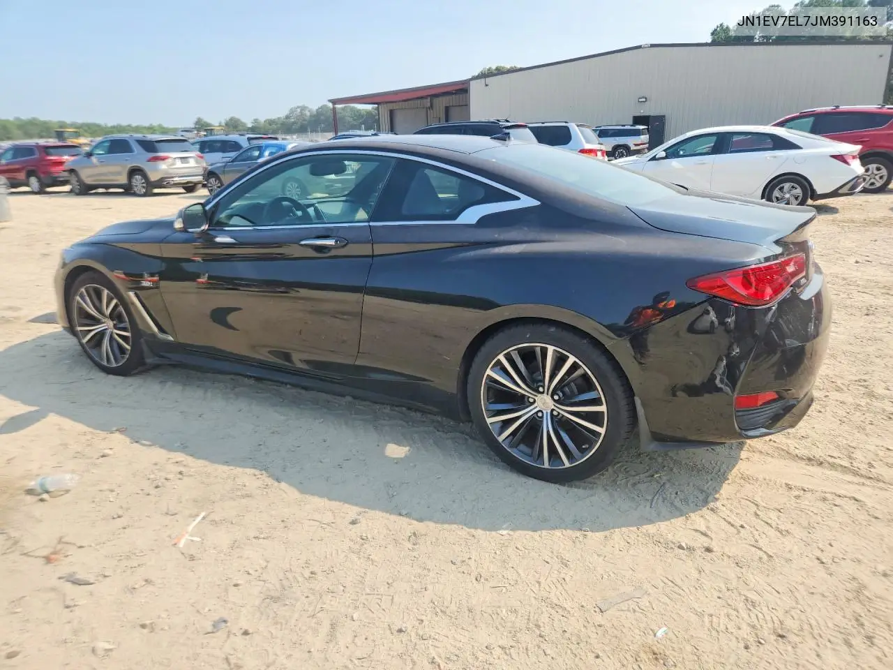2018 Infiniti Q60 3.0T Luxe VIN: JN1EV7EL7JM391163 Lot: 61215596