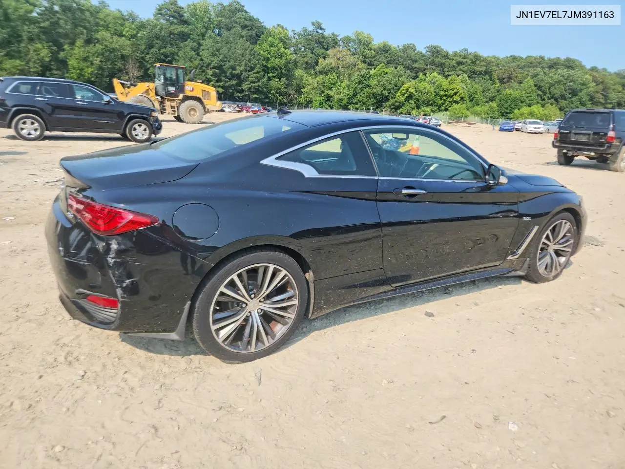 2018 Infiniti Q60 3.0T Luxe VIN: JN1EV7EL7JM391163 Lot: 61215596