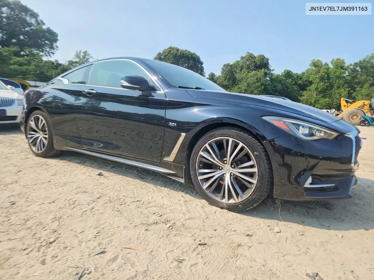 2018 Infiniti Q60 3.0T Luxe VIN: JN1EV7EL7JM391163 Lot: 61215596