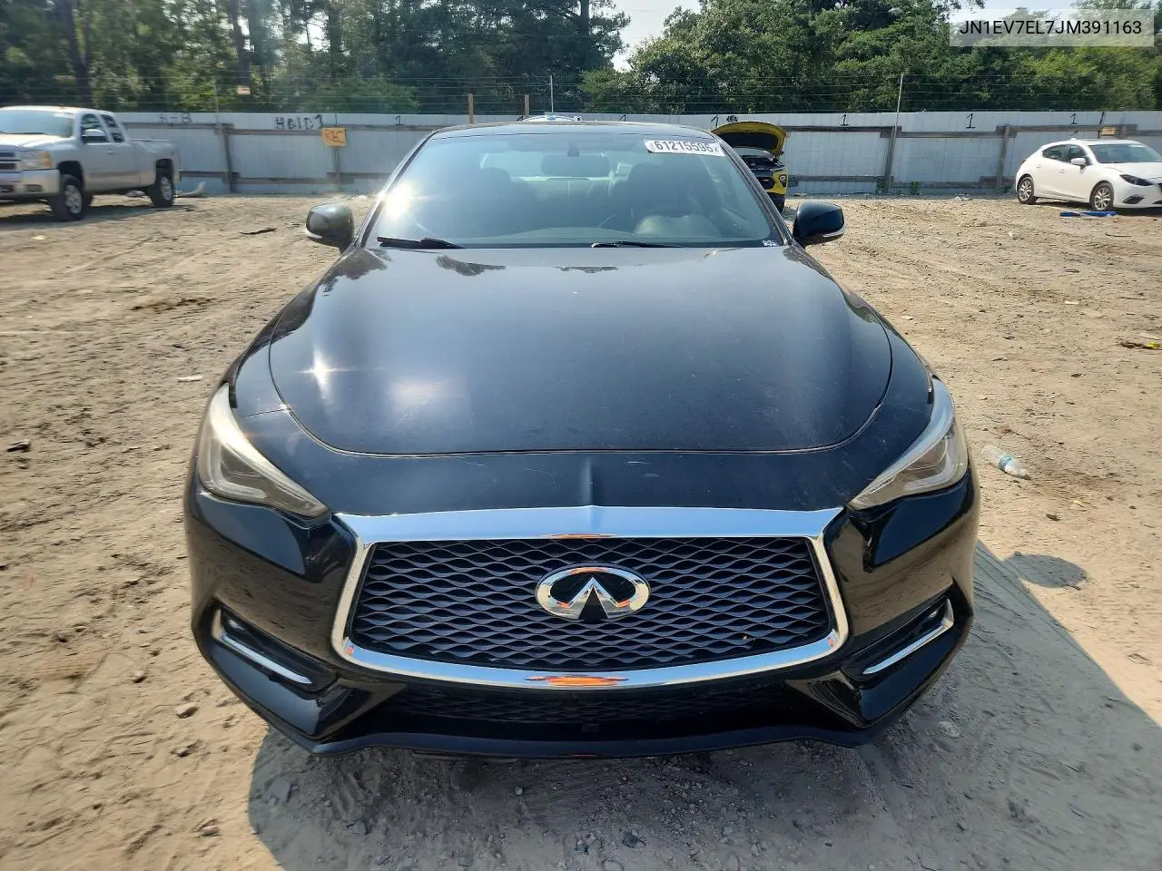 2018 Infiniti Q60 3.0T Luxe VIN: JN1EV7EL7JM391163 Lot: 61215596