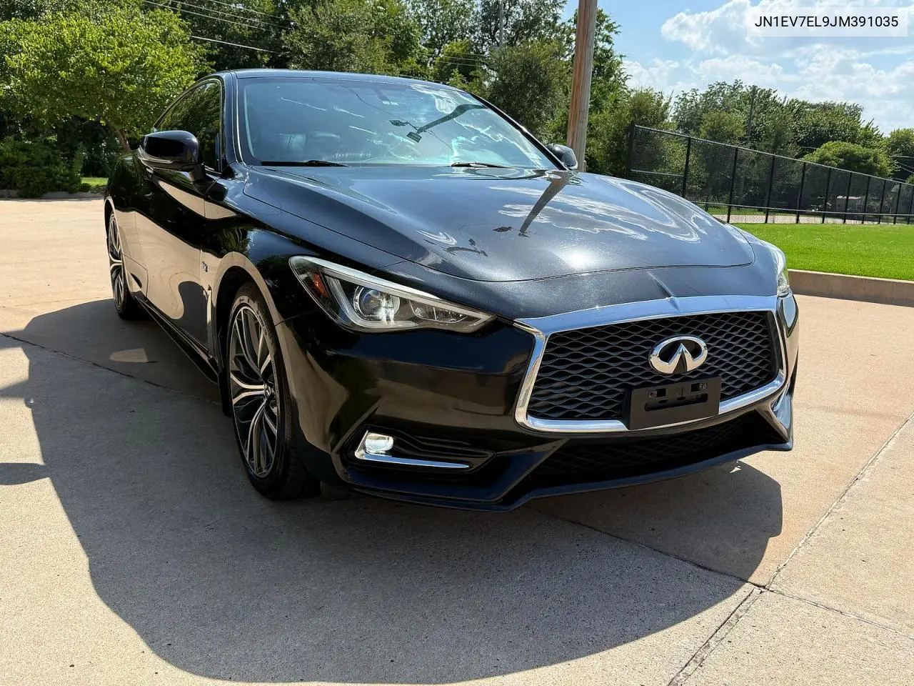 2018 Infiniti Q60 3.0T Luxe VIN: JN1EV7EL9JM391035 Lot: 62343106