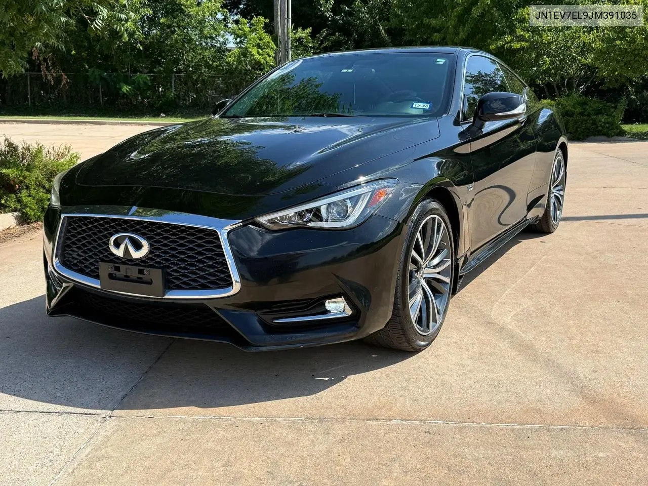 2018 Infiniti Q60 3.0T Luxe VIN: JN1EV7EL9JM391035 Lot: 62343106
