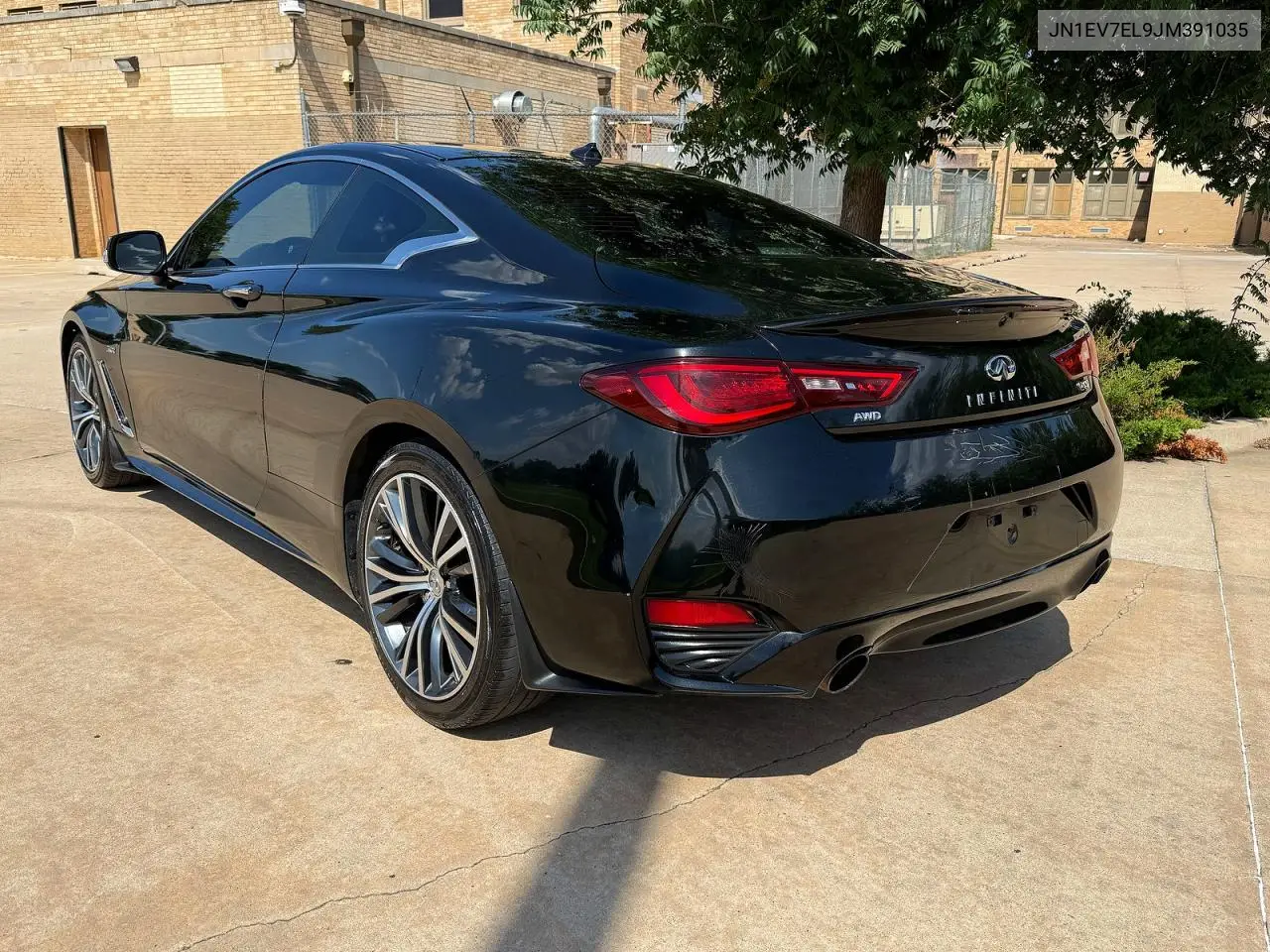 2018 Infiniti Q60 3.0T Luxe VIN: JN1EV7EL9JM391035 Lot: 62343106