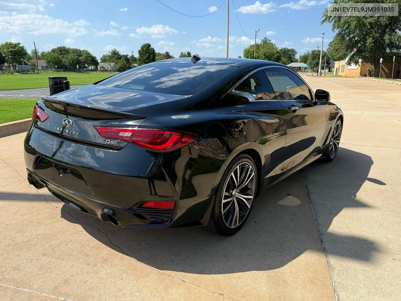 2018 Infiniti Q60 3.0T Luxe VIN: JN1EV7EL9JM391035 Lot: 62343106