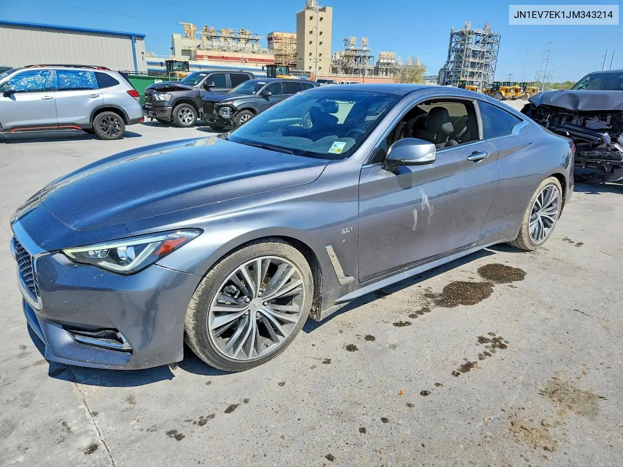 2018 Infiniti Q60 VIN: JN1EV7EK1JM343214 Lot: 79830925