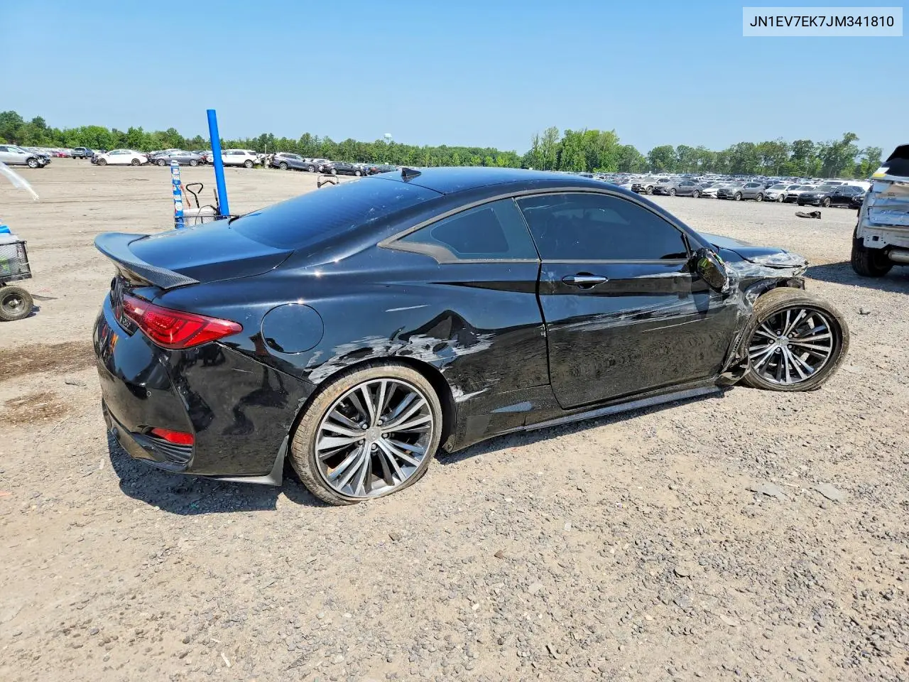 2018 Infiniti Q60 3.0T Luxe VIN: JN1EV7EK7JM341810 Lot: 85994705