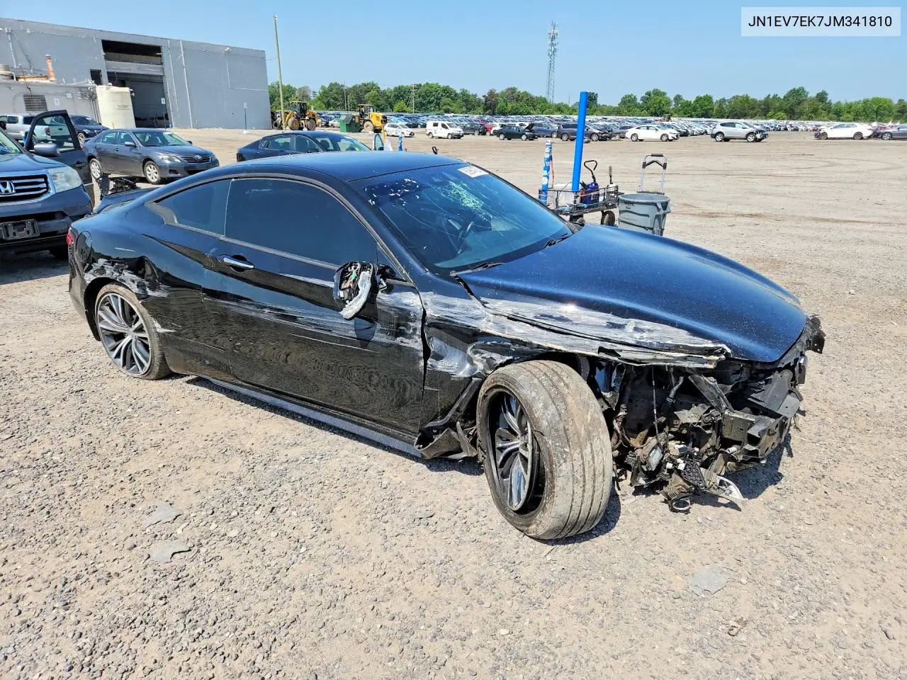 2018 Infiniti Q60 3.0T Luxe VIN: JN1EV7EK7JM341810 Lot: 85994705