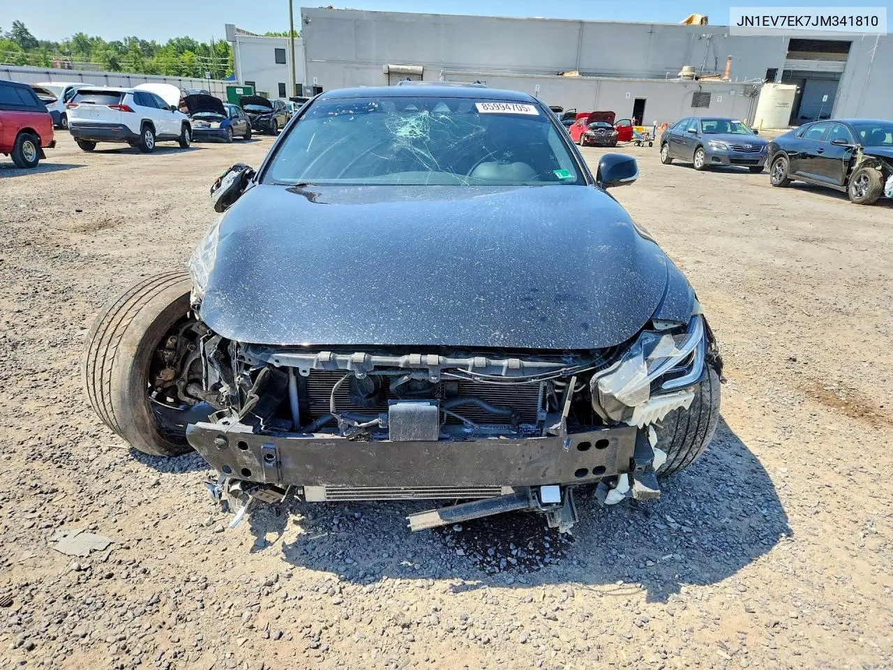 2018 Infiniti Q60 3.0T Luxe VIN: JN1EV7EK7JM341810 Lot: 85994705