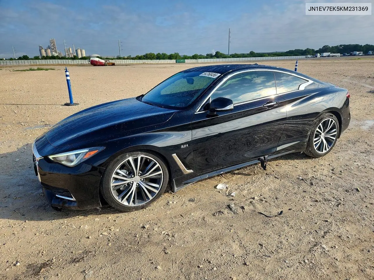 2019 Infiniti Q60 3.0T Luxe VIN: JN1EV7EK5KM231369 Lot: 54760456