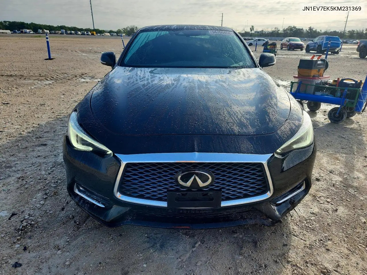 2019 Infiniti Q60 3.0T Luxe VIN: JN1EV7EK5KM231369 Lot: 54760456