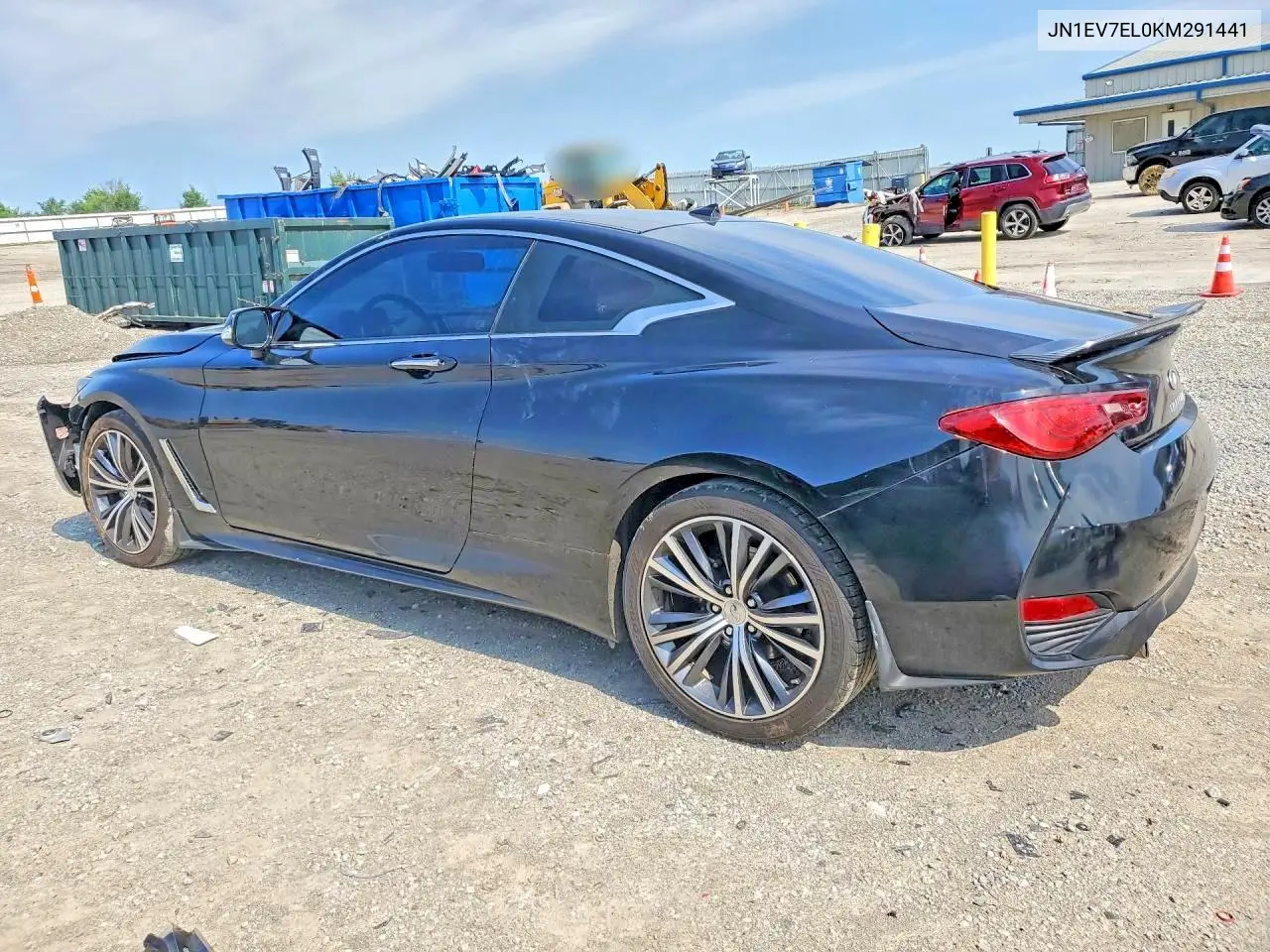 2019 Infiniti Q60 3.0T Luxe VIN: JN1EV7EL0KM291441 Lot: 55825926