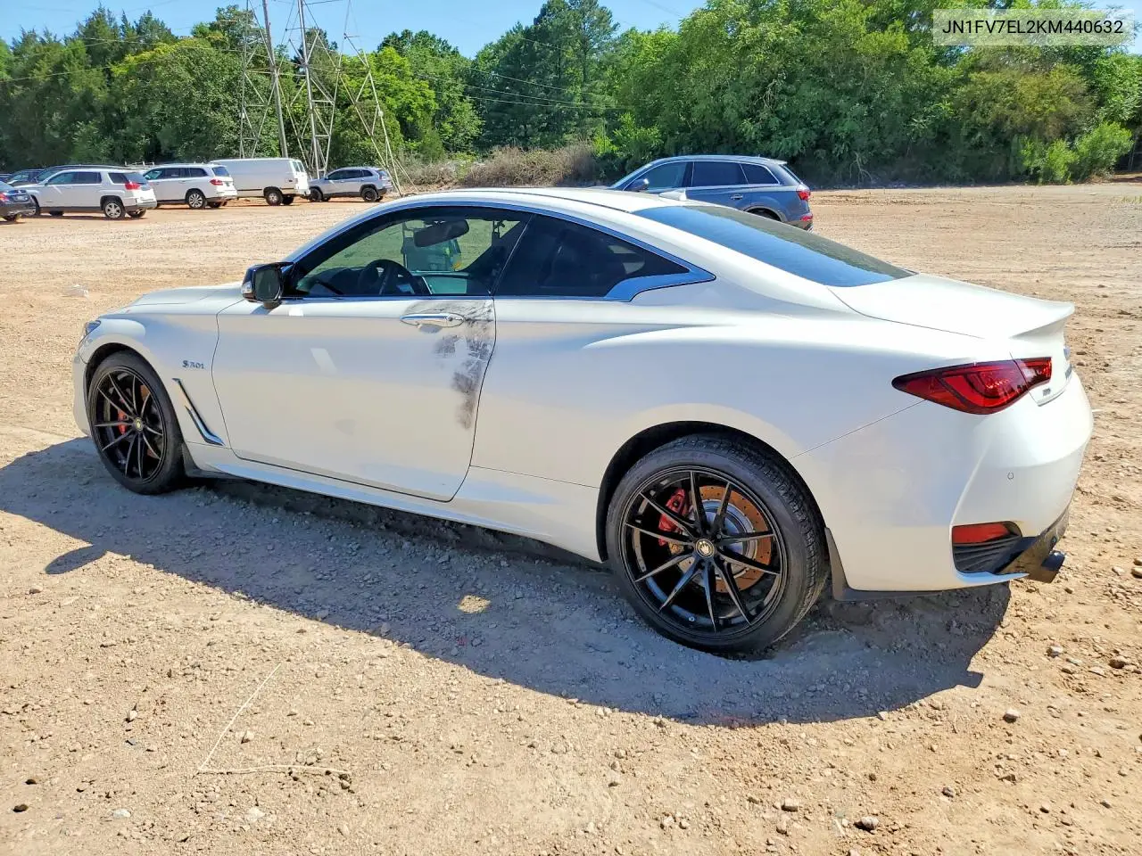2019 Infiniti Q60 Red Sport 400 VIN: JN1FV7EL2KM440632 Lot: 56042316