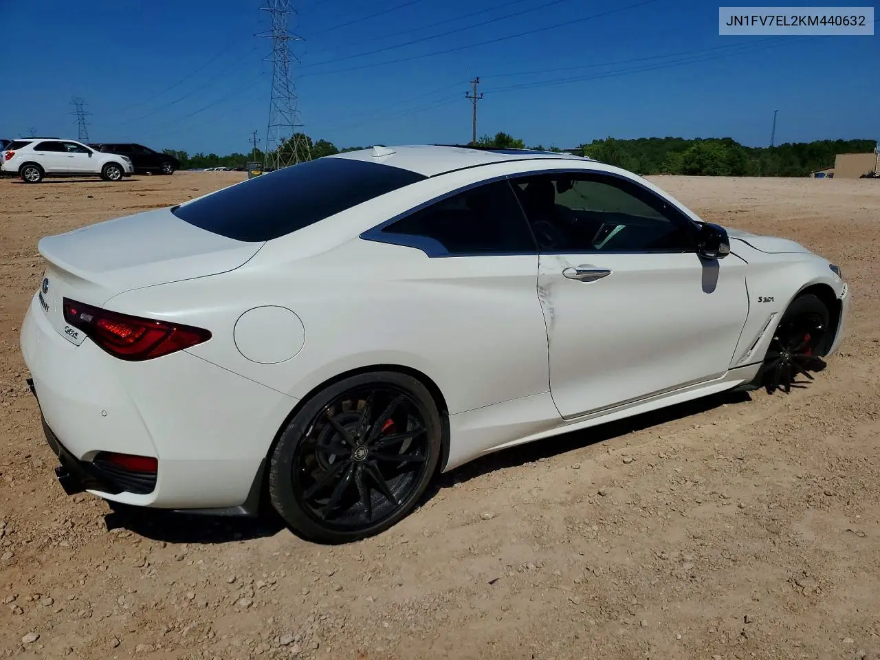 2019 Infiniti Q60 Red Sport 400 VIN: JN1FV7EL2KM440632 Lot: 56042316