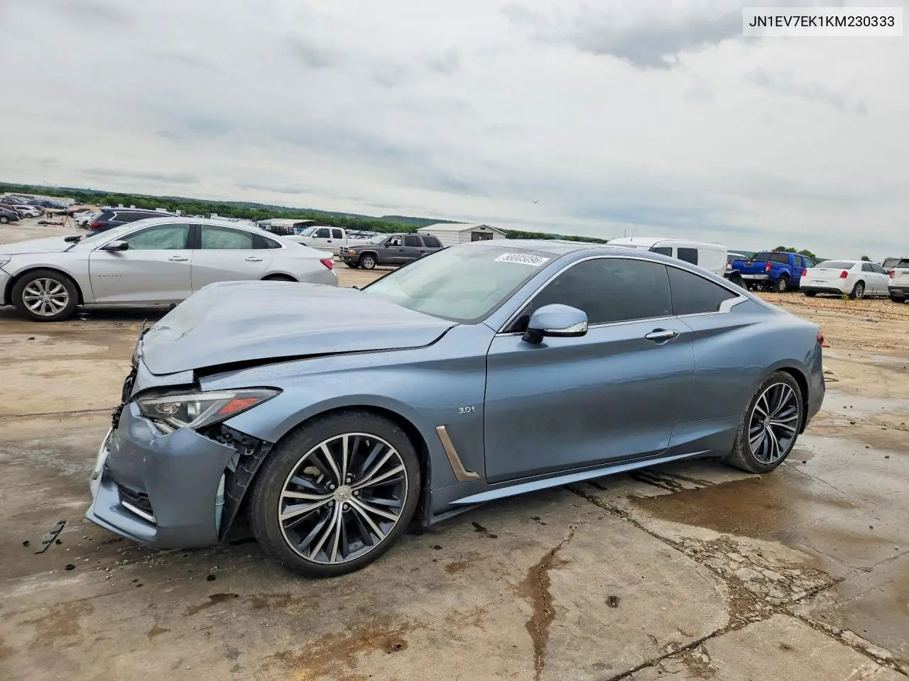 2019 Infiniti Q60 3.0T Luxe VIN: JN1EV7EK1KM230333 Lot: 58005096