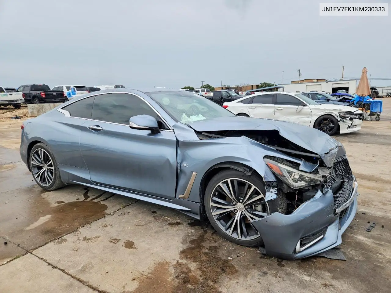 2019 Infiniti Q60 3.0T Luxe VIN: JN1EV7EK1KM230333 Lot: 58005096