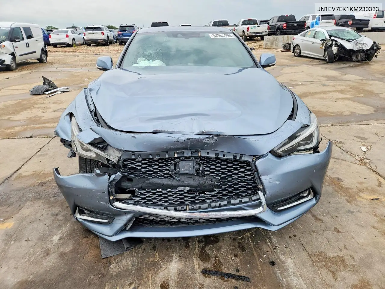 2019 Infiniti Q60 3.0T Luxe VIN: JN1EV7EK1KM230333 Lot: 58005096