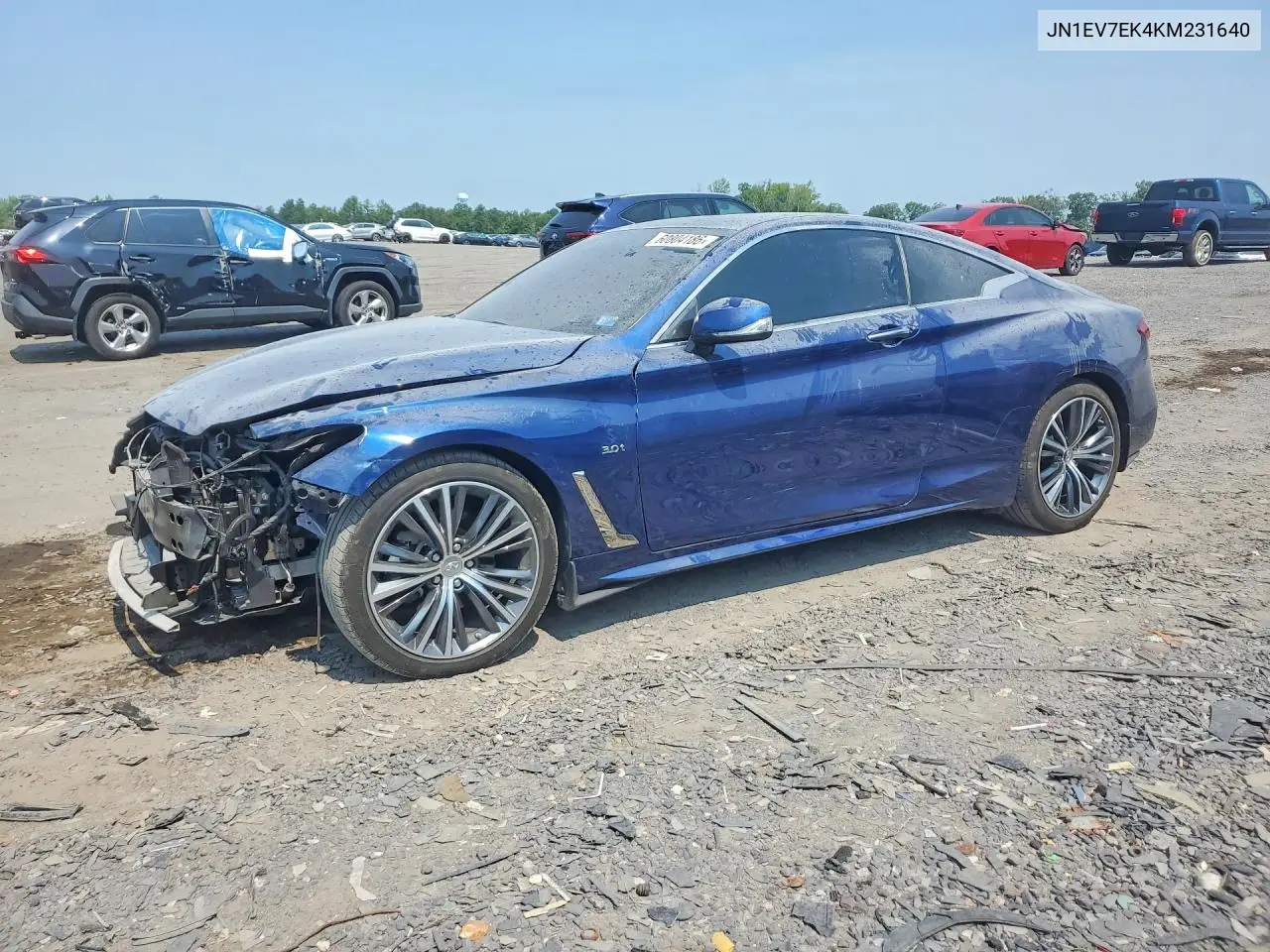 2019 Infiniti Q60 Pure/Luxe VIN: JN1EV7EK4KM231640 Lot: 60804186