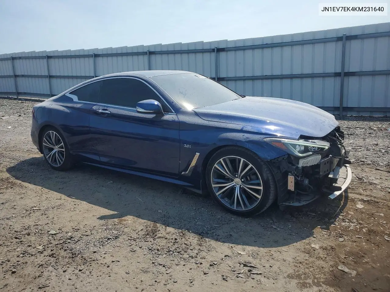 2019 Infiniti Q60 Pure/Luxe VIN: JN1EV7EK4KM231640 Lot: 60804186