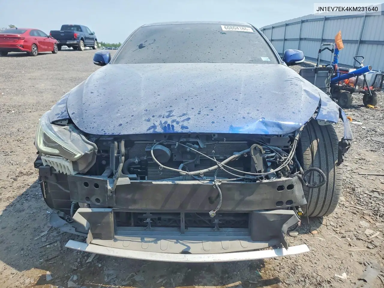 2019 Infiniti Q60 Pure/Luxe VIN: JN1EV7EK4KM231640 Lot: 60804186