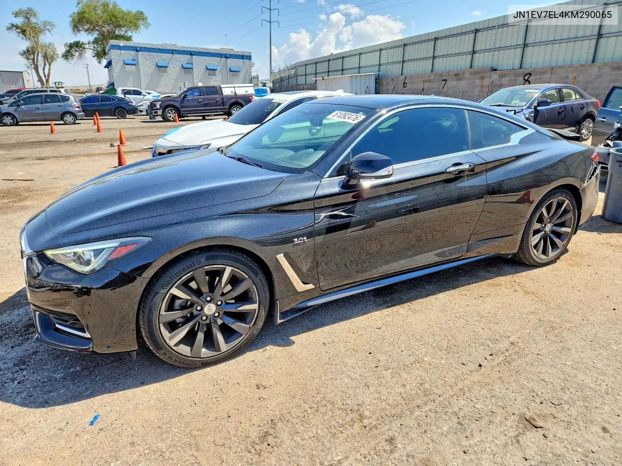 2019 Infiniti Q60 3.0T Luxe VIN: JN1EV7EL4KM290065 Lot: 61092476