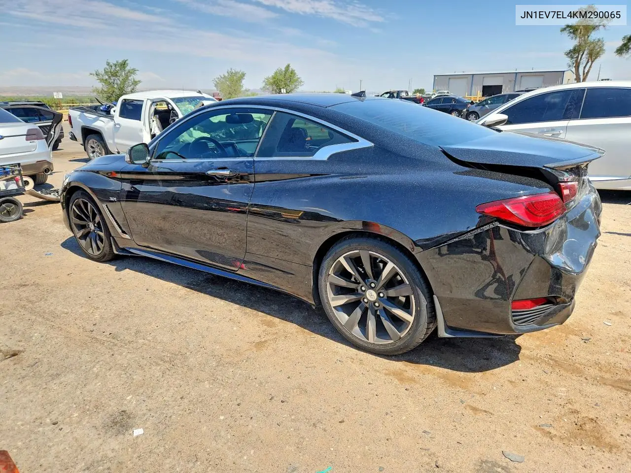 2019 Infiniti Q60 3.0T Luxe VIN: JN1EV7EL4KM290065 Lot: 61092476