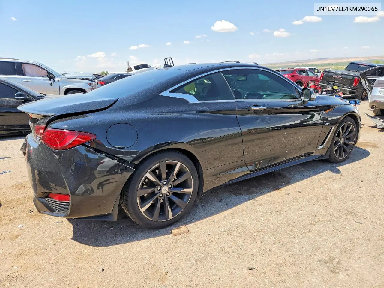 2019 Infiniti Q60 3.0T Luxe VIN: JN1EV7EL4KM290065 Lot: 61092476