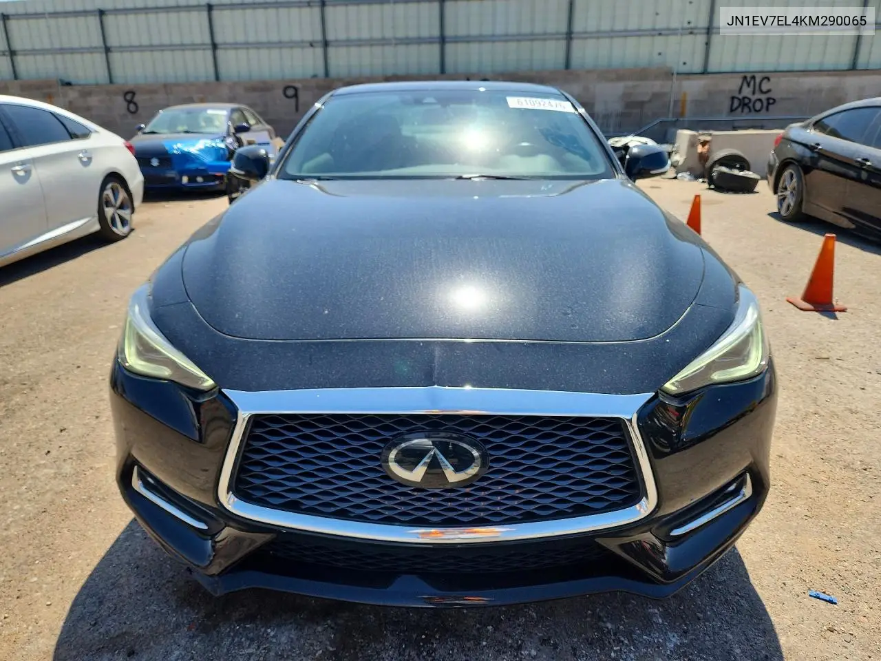 2019 Infiniti Q60 3.0T Luxe VIN: JN1EV7EL4KM290065 Lot: 61092476