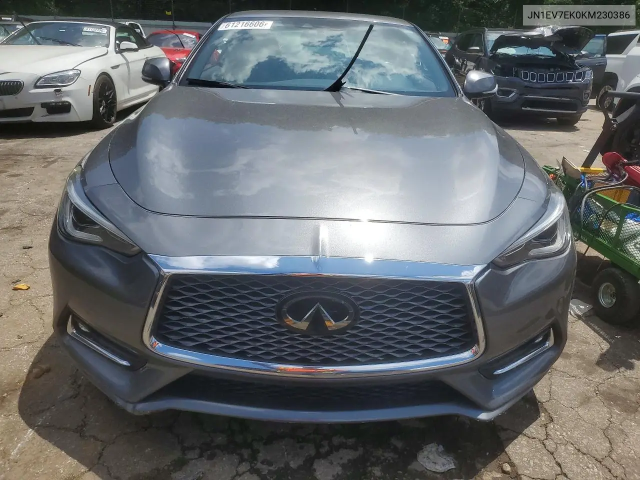 2019 Infiniti Q60 3.0T Luxe VIN: JN1EV7EK0KM230386 Lot: 61216606