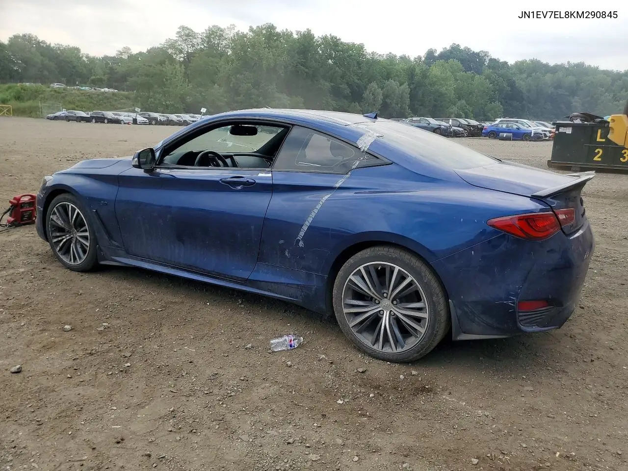 2019 Infiniti Q60 3.0T Luxe VIN: JN1EV7EL8KM290845 Lot: 61217476