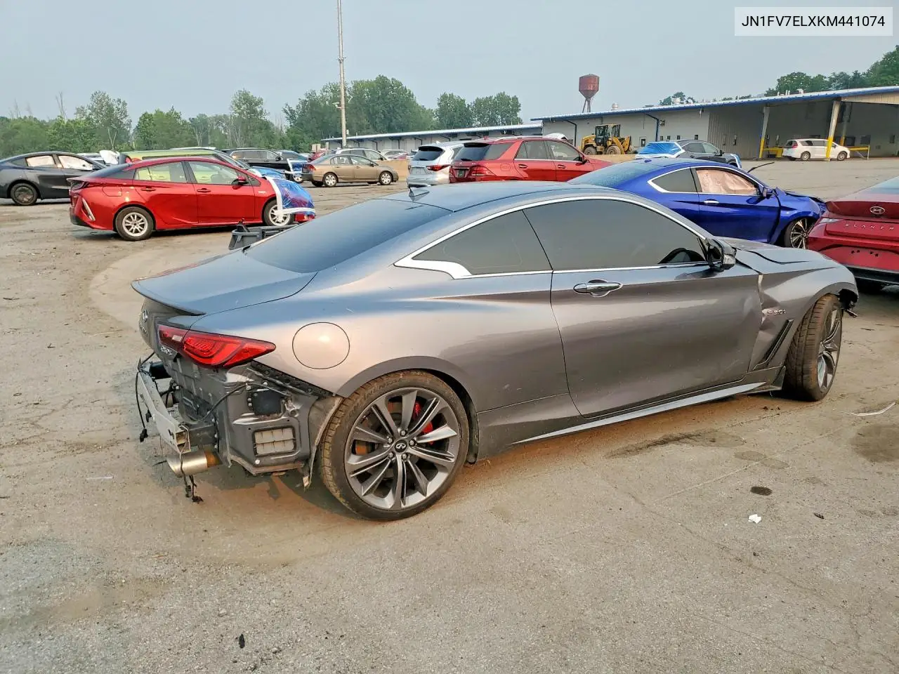 2019 Infiniti Q60 Red Sport 400 VIN: JN1FV7ELXKM441074 Lot: 61517096