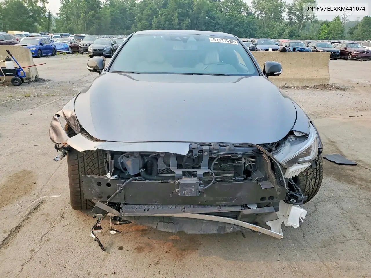 2019 Infiniti Q60 Red Sport 400 VIN: JN1FV7ELXKM441074 Lot: 61517096