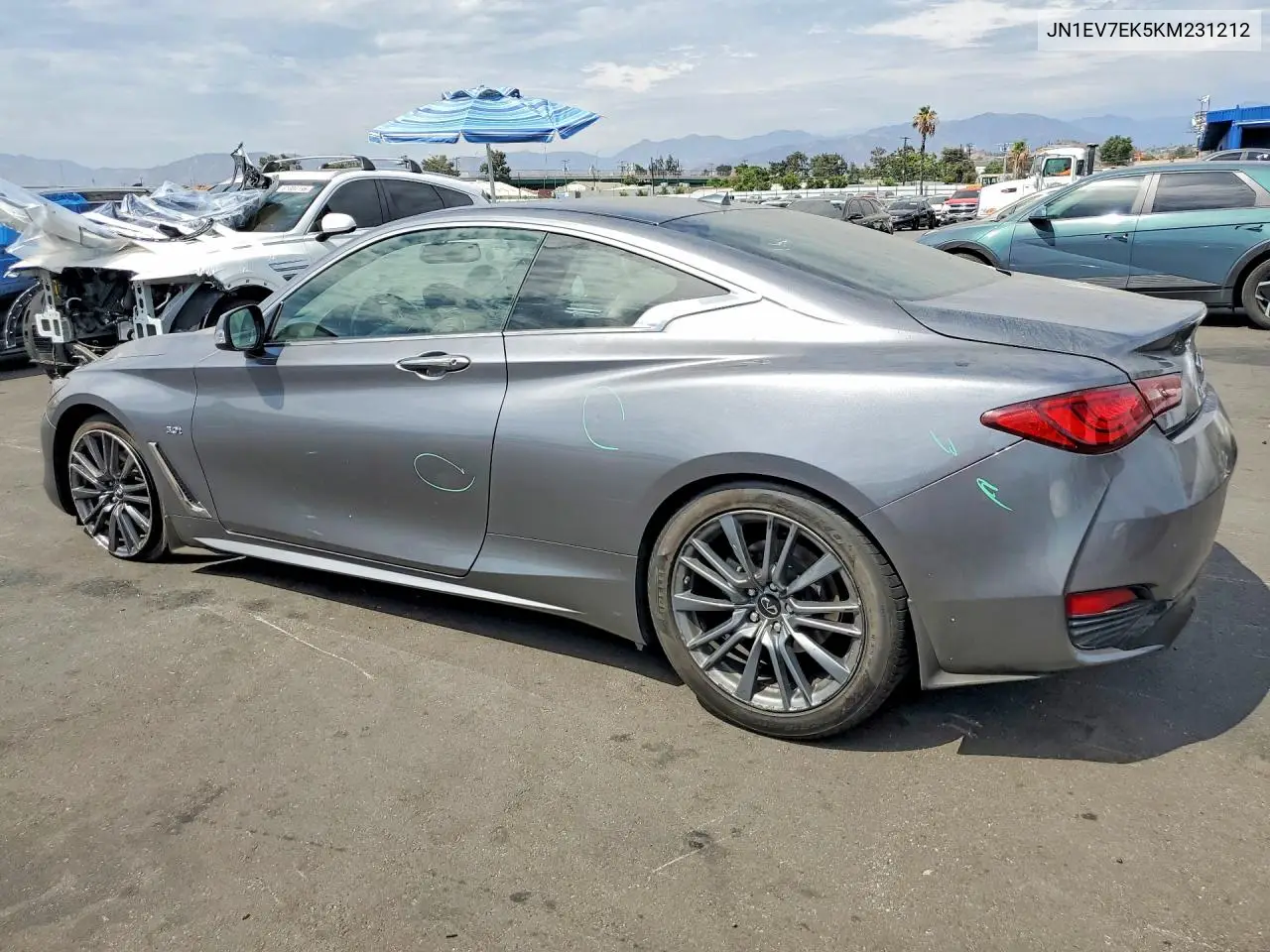 2019 Infiniti Q60 3.0T Luxe VIN: JN1EV7EK5KM231212 Lot: 61899806