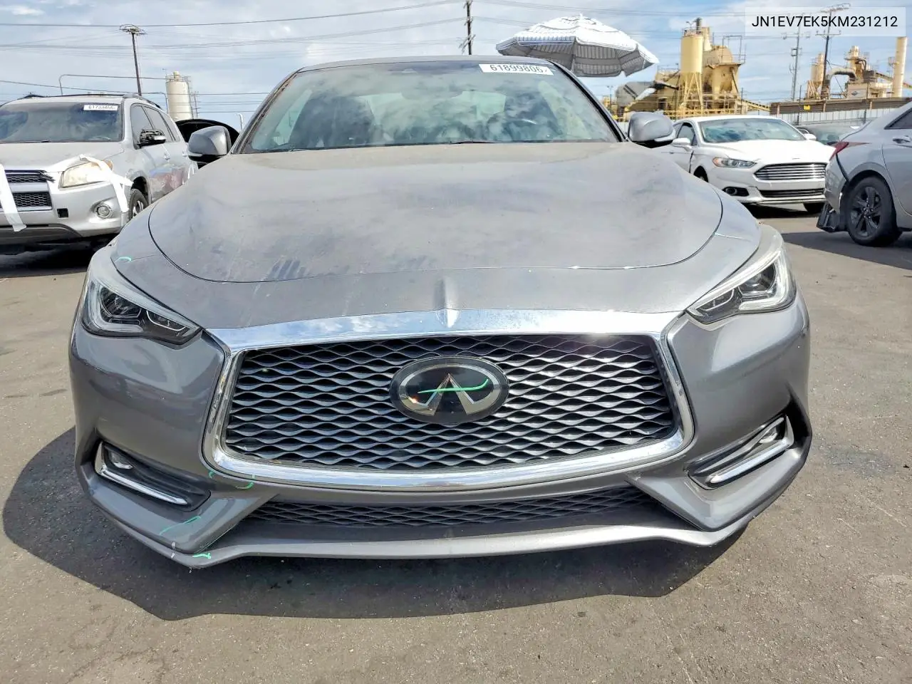 2019 Infiniti Q60 3.0T Luxe VIN: JN1EV7EK5KM231212 Lot: 61899806