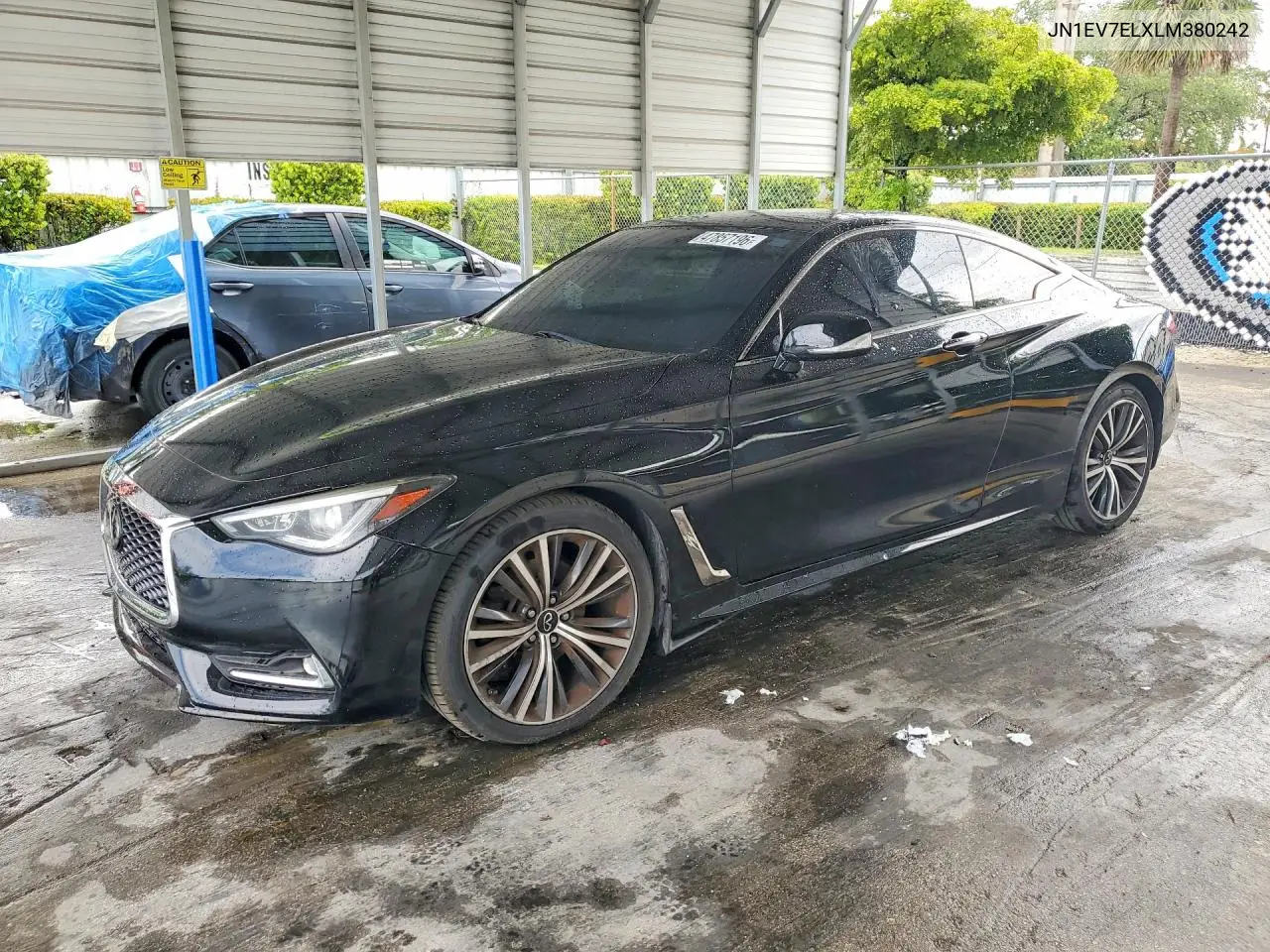 2020 Infiniti Q60 3.0T Pure VIN: JN1EV7ELXLM380242 Lot: 47857196
