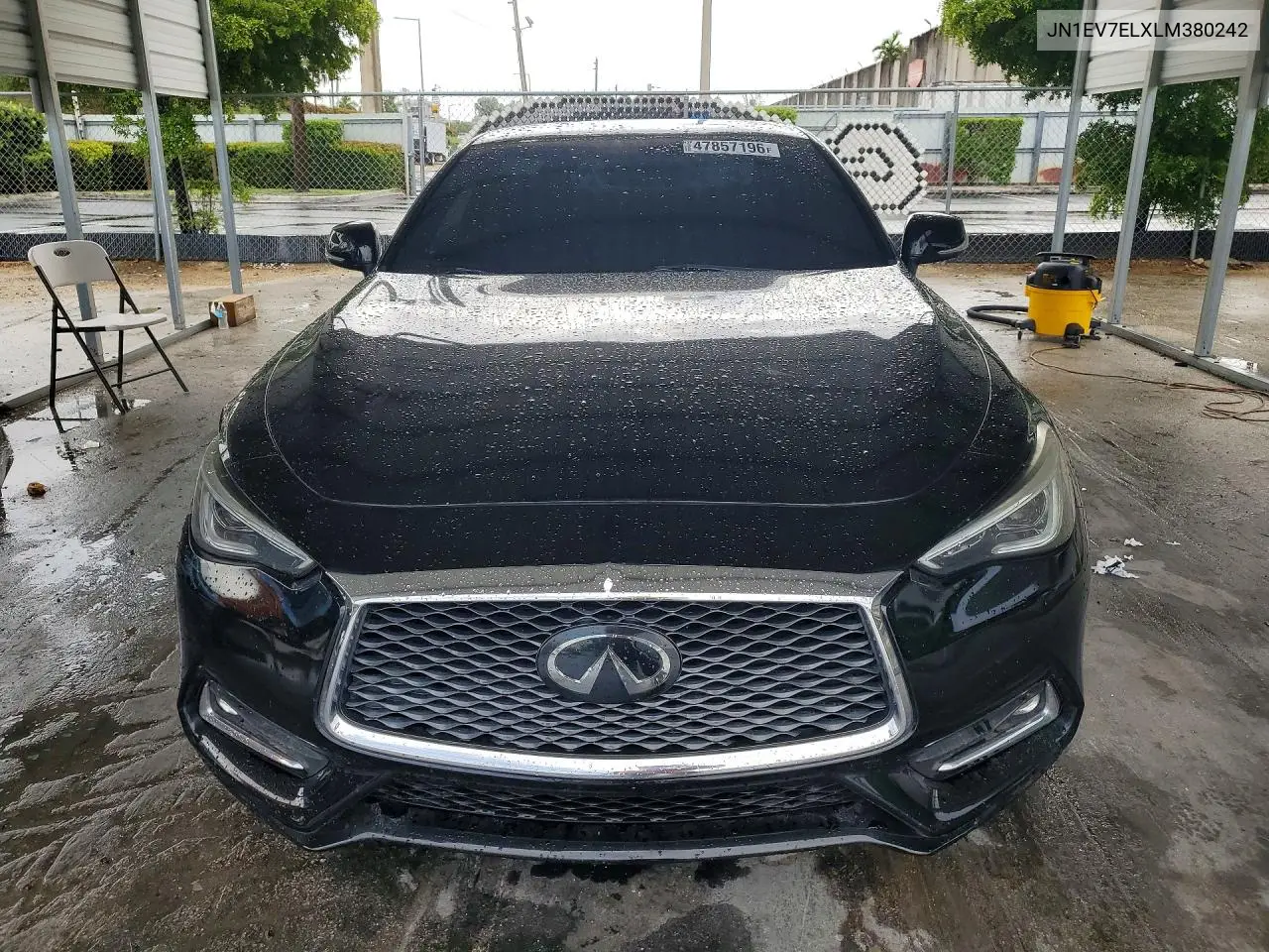 2020 Infiniti Q60 3.0T Pure VIN: JN1EV7ELXLM380242 Lot: 47857196
