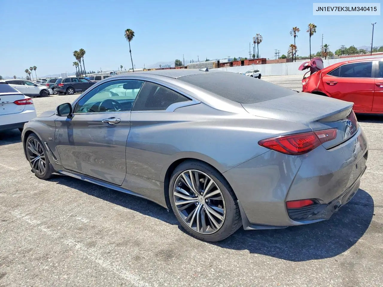 2020 Infiniti Q60 3.0T Luxe VIN: JN1EV7EK3LM340415 Lot: 56835506