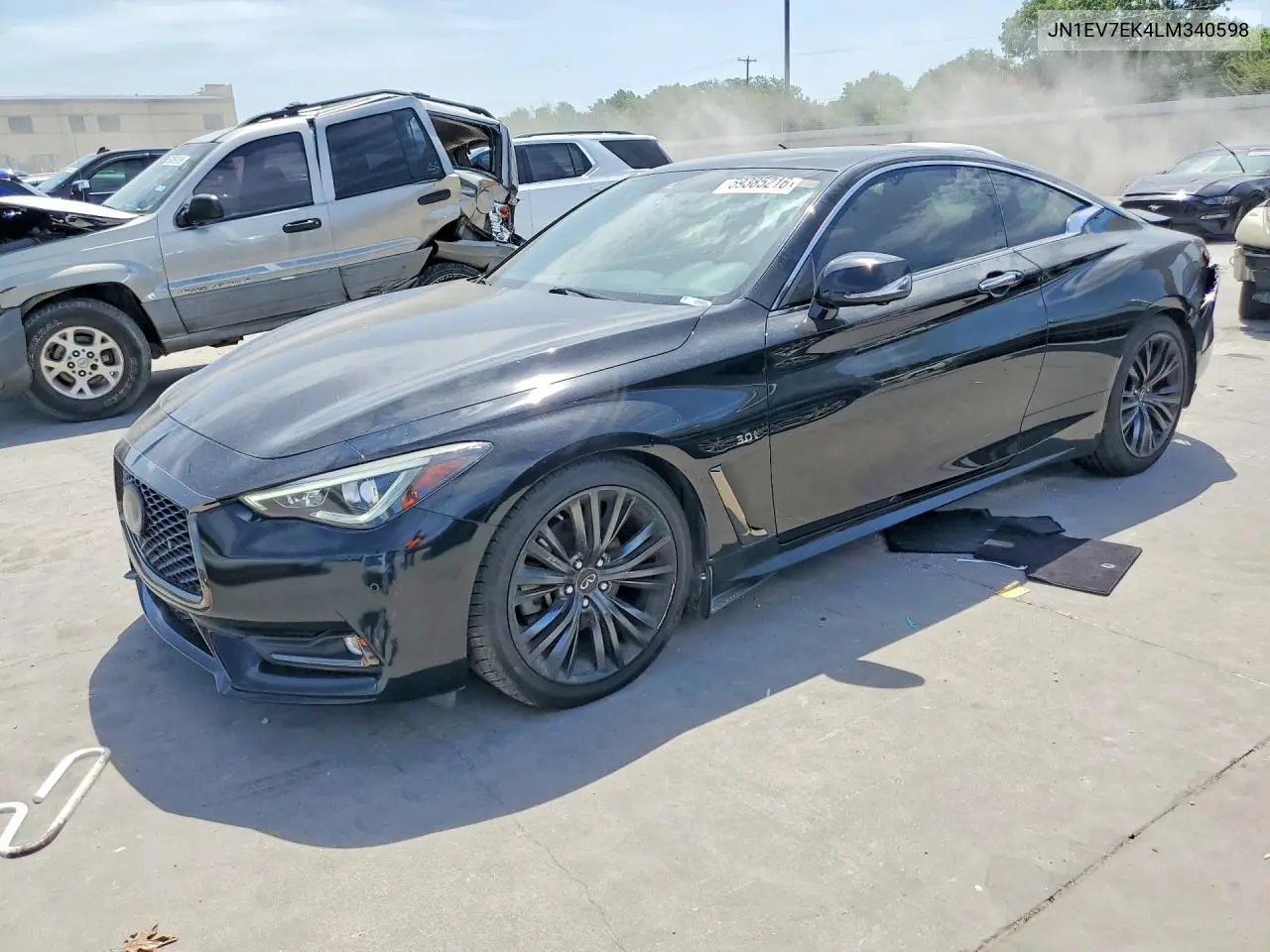 2020 Infiniti Q60 VIN: JN1EV7EK4LM340598 Lot: 59385216