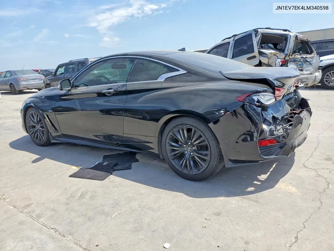 2020 Infiniti Q60 VIN: JN1EV7EK4LM340598 Lot: 59385216