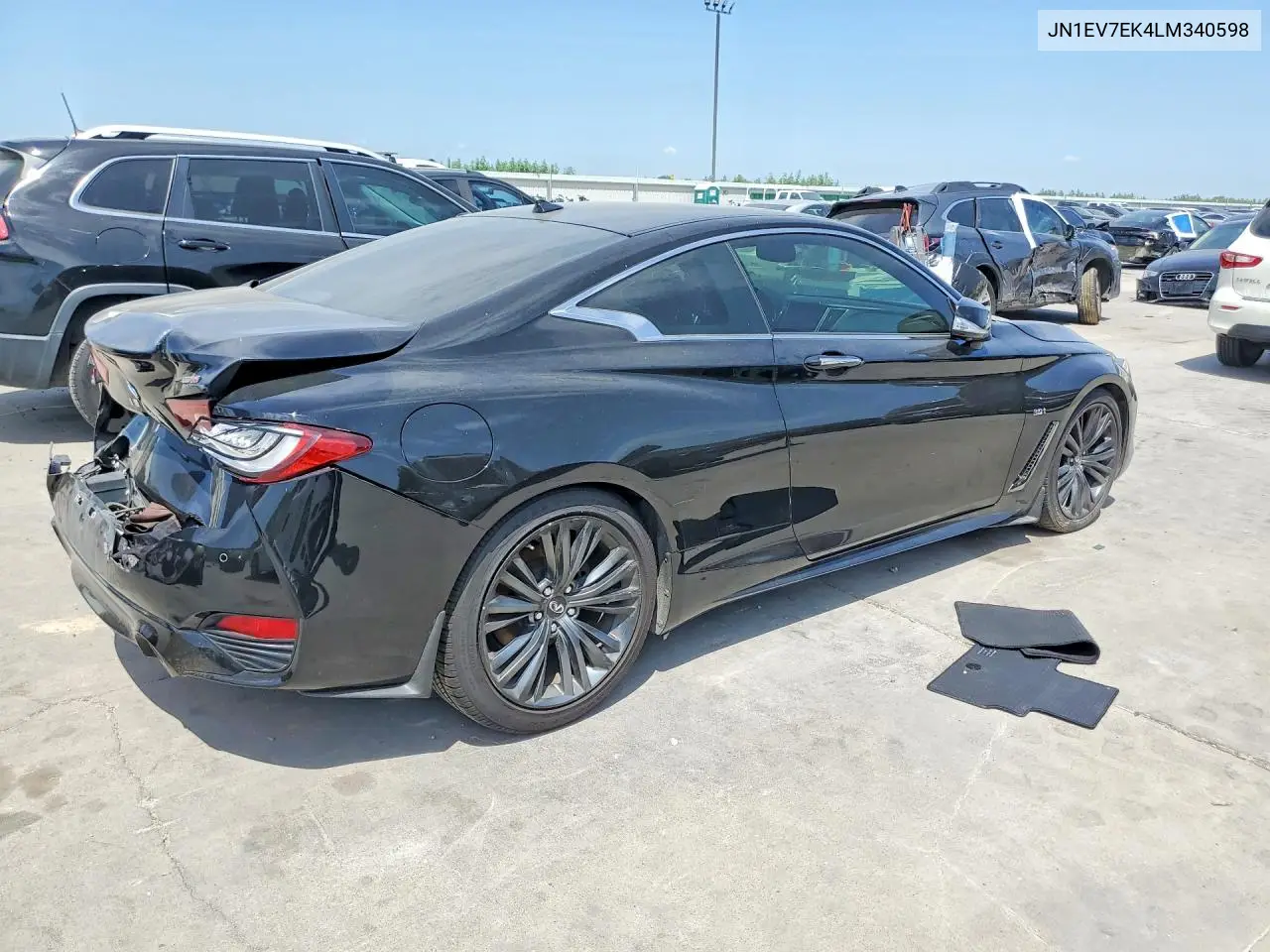 2020 Infiniti Q60 VIN: JN1EV7EK4LM340598 Lot: 59385216