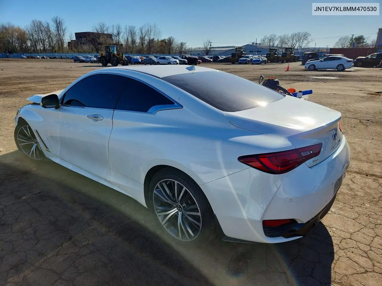 2021 Infiniti Q60 Luxe VIN: JN1EV7KL8MM470530 Lot: 49090096