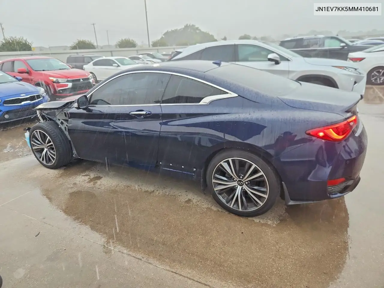 2021 Infiniti Q60 Luxe VIN: JN1EV7KK5MM410681 Lot: 57405196