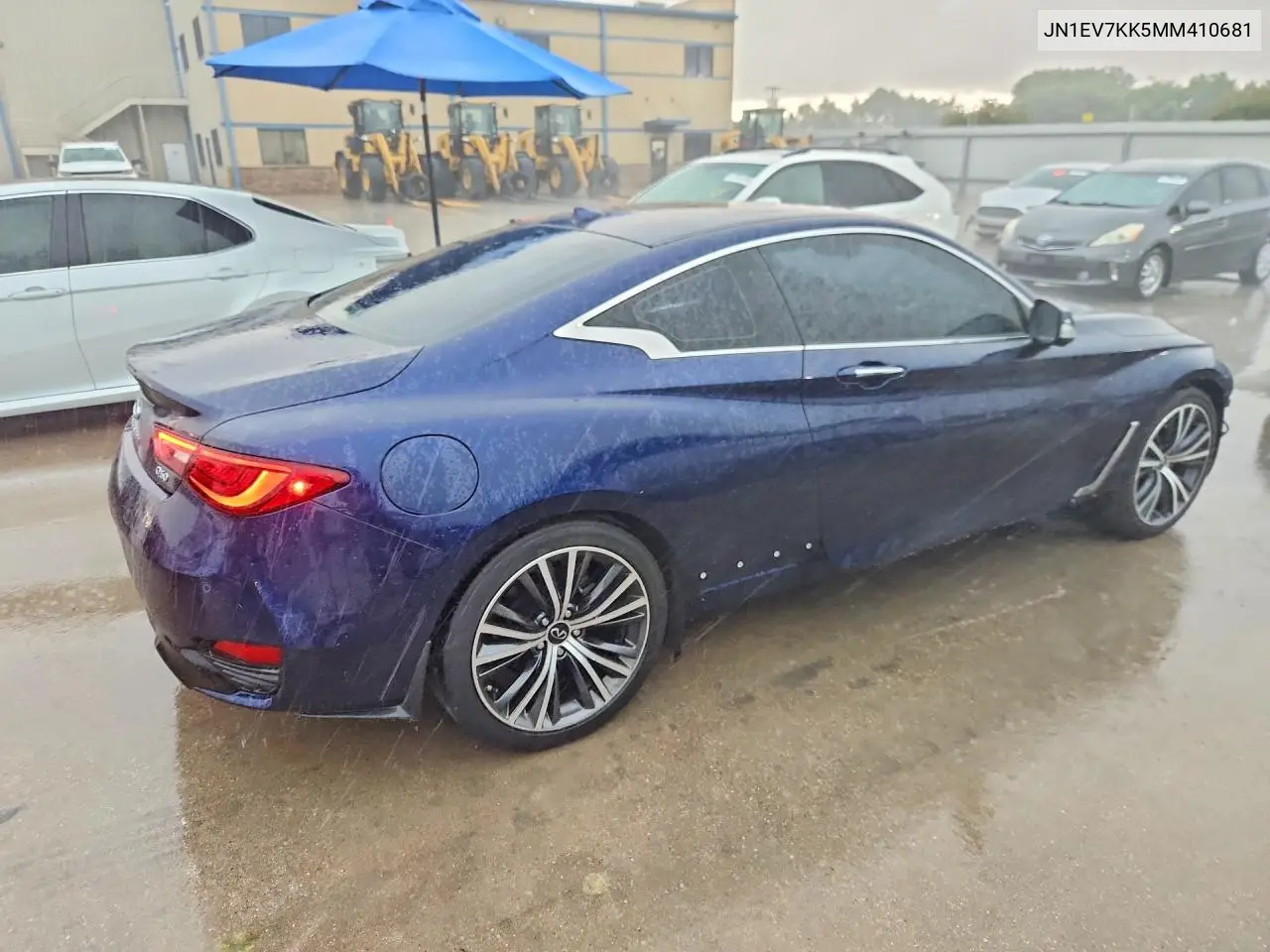2021 Infiniti Q60 Luxe VIN: JN1EV7KK5MM410681 Lot: 57405196