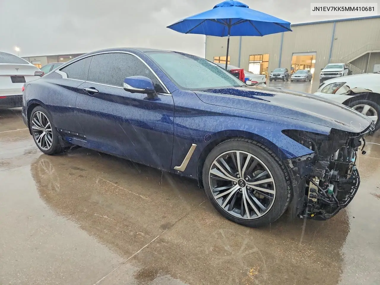 2021 Infiniti Q60 Luxe VIN: JN1EV7KK5MM410681 Lot: 57405196