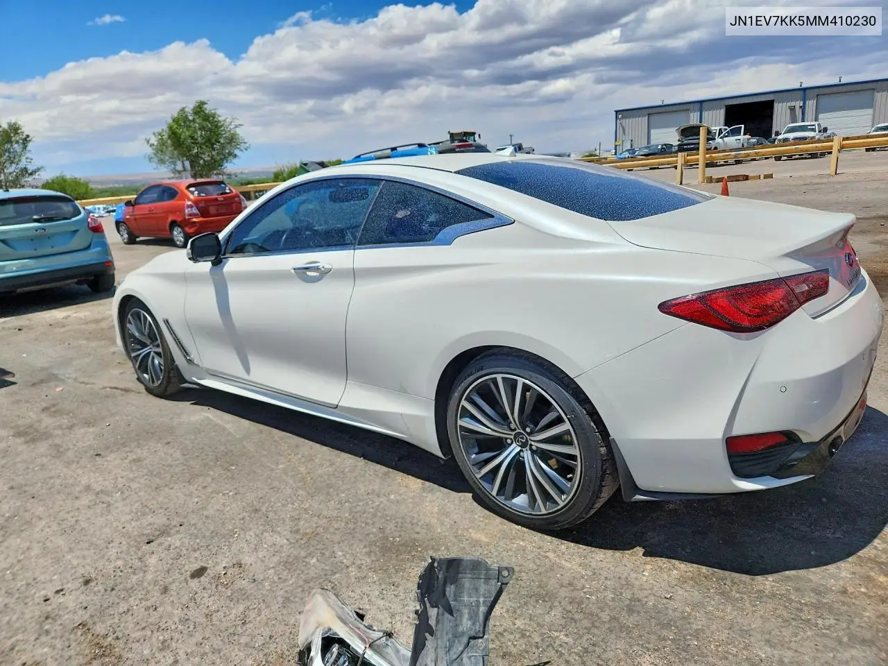 2021 Infiniti Q60 Luxe VIN: JN1EV7KK5MM410230 Lot: 58492356