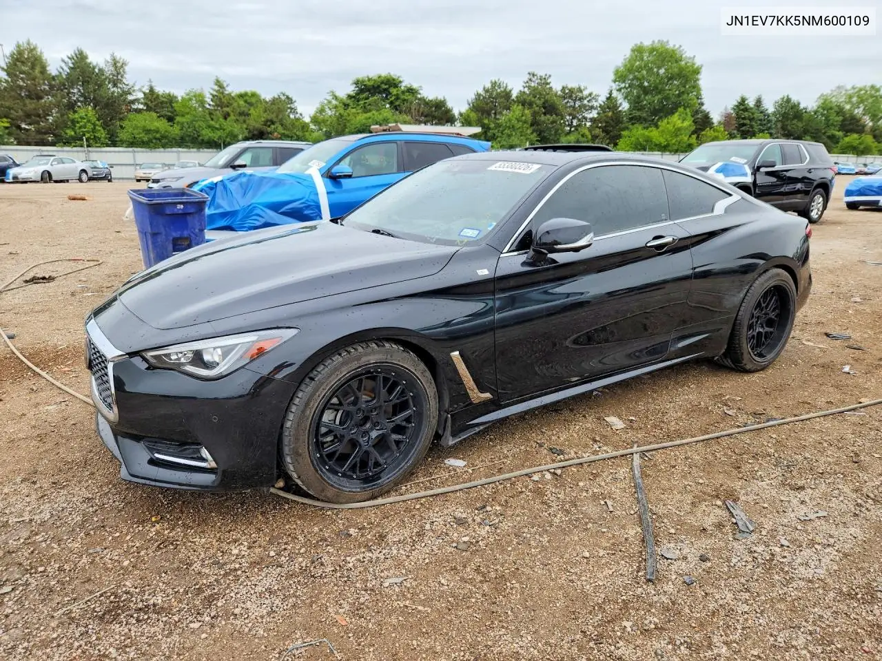2022 Infiniti Q60 Luxe VIN: JN1EV7KK5NM600109 Lot: 55380326