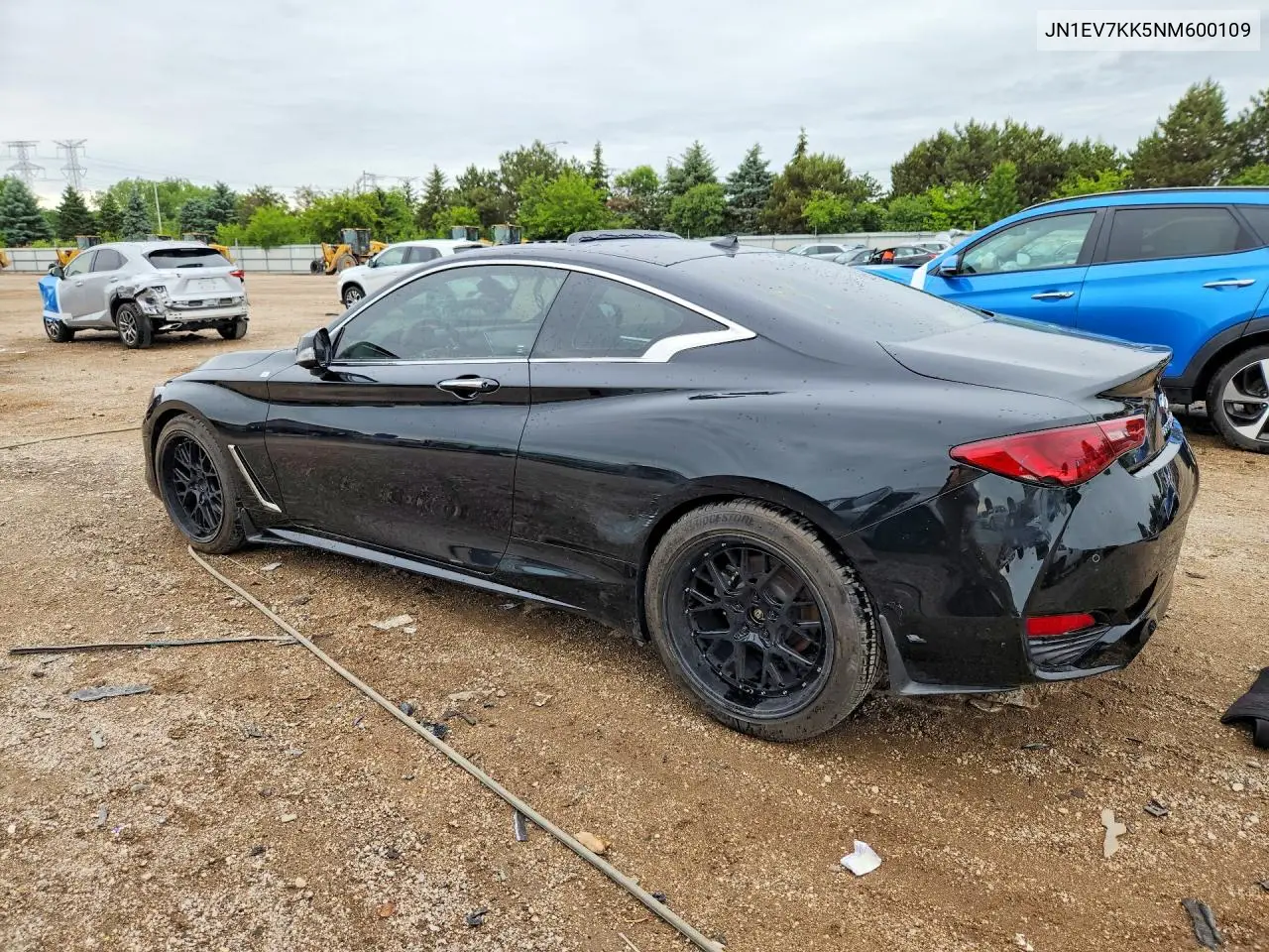 2022 Infiniti Q60 Luxe VIN: JN1EV7KK5NM600109 Lot: 55380326