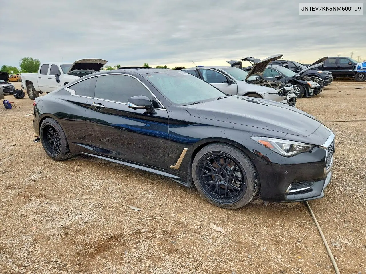 2022 Infiniti Q60 Luxe VIN: JN1EV7KK5NM600109 Lot: 55380326